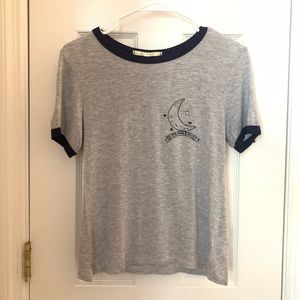 “To the Moon and Back” Crew Neck T-shirt from Francesca’s